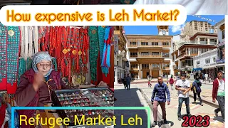 Exploring Leh Market || Tibetan Market |Refugee Market 😱|| Moti mkt || MALL ROAD LEH 2023 || Ladakh🪨
