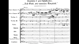 Johann Sebastian Bach - Cantata: Ach Gott, wie manches Herzeleid, BWV 3. {w/ score.}