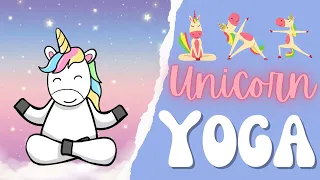 Unicorn Yoga | Calming yoga for Kids | PE Cool Down | Brain Break