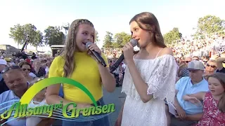 Thea / Vilde & Anna / Oselie synger på Allsang på grensen (Allsang på Grensen 2018)