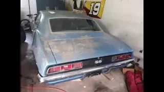 WILL IT RUN??? Time Capsule 1969 Camaro SS396 Discovered Hidden Since 1981!!!