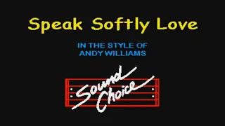 Andy Williams   Speak Softly Love karaoke