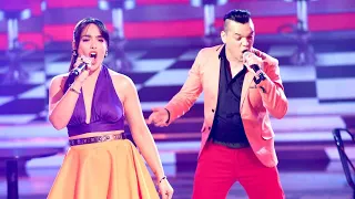 Ángela Leiva y Brian Lanzelotta interpretaron "Fuera" en Cantando 2020