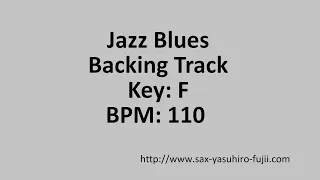 Jazz Blues - Key F - BPM 110 - Backing Track