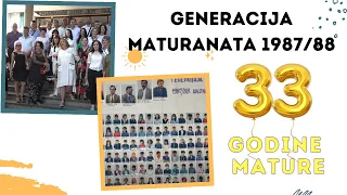 33 godine mature - generacija 1987/88 Gacko