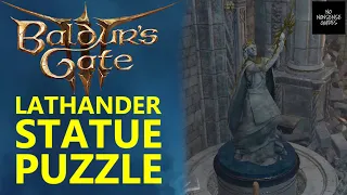 Baldur's Gate 3 Blood of Lathander Statue Puzzle - How to Rotate Jammed Statue