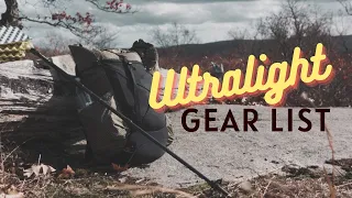 7lbs Ultralight Backpacking Gear List [2023]