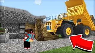 ЭТА ОГРОМНАЯ МАШИНА РАЗДАВИЛА МОЙ ДОМ В МАЙНКРАФТ | Компот Minecraft