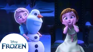 FROZEN( ELSA  AND ANNA) CHILDHOOD