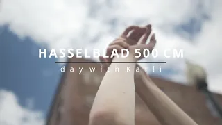 Shooting Hasselblad 500cm with Karli in Denver Aquarium