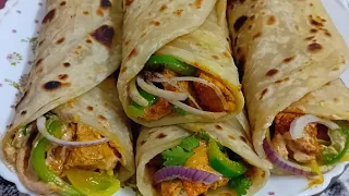 chicken paratha rolls recipe