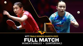 FULL MATCH | Mima ITO vs CHEN Meng | WS QF | #WTTNagoya 2023