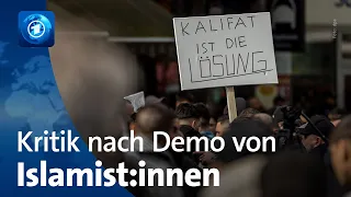 Diskussion nach Islamist:innendemo in Hamburg