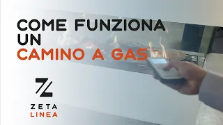 Come funziona un camino a gas