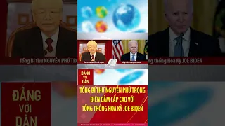 Tổng Bí thư Nguyễn Phú Trọng điện đàm cấp cao với Tổng thống Hoa Kỳ Joe Biden #shorts