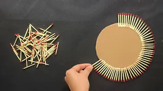 Unique Wall Hanging Craft / Best Out Of Waste Matchsticks Craft Ideas /DIY Home decor crafts