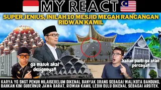 ARSITEK MALAYSIA KAGUM LIHAT REKABENTUK 10 MASJID MEGAH DESAIN DARI BAPA ARSITEK RIDWAN KAMIL