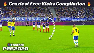 PES 2020 - Craziest Free Kicks Compilation You Will Ever Watch! #6 | HD