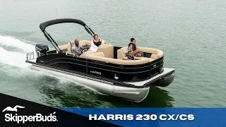 2022 Harris 230 Cruiser CS Tri-Toon Boat Tour SkipperBud's