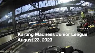 Karting Madness Junior League, August 23, 2023 Race 7 Winter League