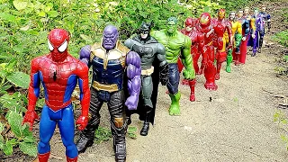 Avengers Superhero Story, Spider Man Miles Morales,Spiderman,Thanos,Batman,Hulk Smash,Iron-man,Venom