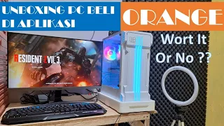 UNBOXING PAKET PC BELI DI APLIKASI ORANGE !! AMANKAH