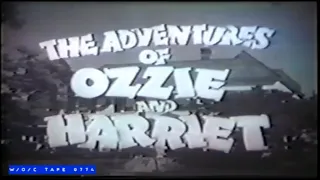 WOC Tape 0774 "Ozzie and Harriet" Commercial Compilation - 1960s