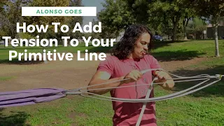 How To Make A Primitive Slackline Tighter