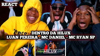 M. D.CG-REACT 🔥Dentro da Hilux - Luan Pereira_ Mc Daniel_ Mc Ryan SP _ Ecoando Amazon Music Brasil