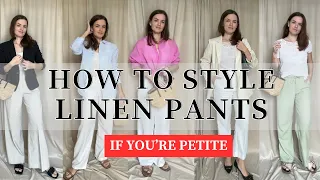 Linen Pants: Elevate Your Wardrobe with These Styling Tips | Linen Trousers for Petite