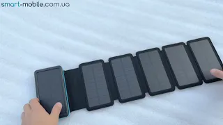 Повербанк с солнечными панелями 20000мАч (Power bank solar)