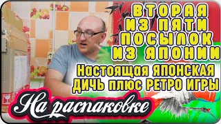 Посылка из Японии / 2 из 5 /Японская ДИЧЬ / РЕТРО ИГРЫ / На Распаковке / Июль