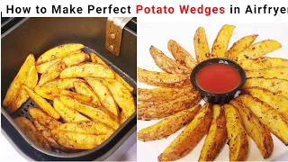 Air Fryer Potato Wedges | Crispy Potato Wedges | Air Fryer Recipes