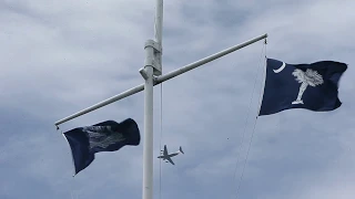 Air Force C-17 military exercise over Charleston