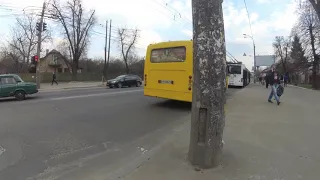 2019-04-07 17:55 Kyiv city public transport trolleybus Nyvky Київ тролейбус Нивки Киев Ukraine 4K