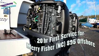 20hr First Service for the Merry Fisher (NC) 895 Offshore