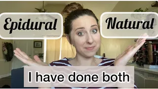 Epidural vs Natural Birth | Pros and Cons of both | My experience | Birth story