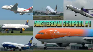 4K - Amsterdam Schiphol Spotting #1 - Summertime heavies and special liveries