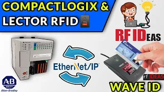 🔵✅COMMUNICATE COMPACTLOGIX PLC WITH rfIDEAS RFID READER VIA ETHERNET IP
