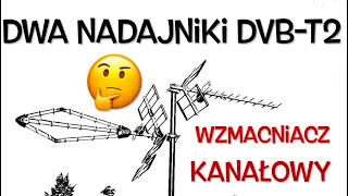 📡40 odbiór sygnału tv z dwóch nadajników na raz? Wzmacniacz kanałowy TERRA P420T,mała i duża antena