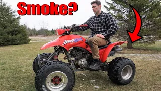 Honda 300ex SMOKES BADLY! Can We Fix It?