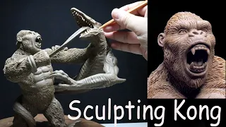 Sculpting Kong vs Skull Crawler (Kong Skull Island )