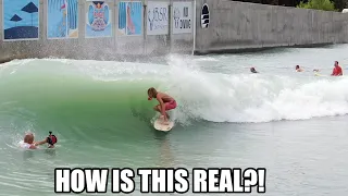 PERFECT Man Made Wave Machine!! (HOW IS THIS REAL?!?)