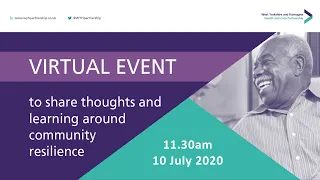 Virtual Event 1 - Community Resilience - Cormac Russell presentation