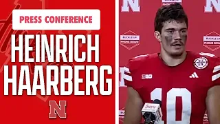 Nebraska Football QB Heinrich Haarberg speaks after Northern Illinois win I Nebraska Huskers I GBR