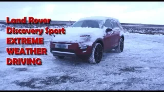 Extreme Snow Driving "Beast from the East" Weather UK - Land Rover Discovery Sport