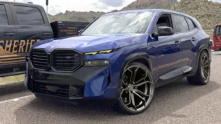 РАЗДАЮ на НОВОМ 650 л.с. BMW XM с полицией США! 🚨 Первый тест-драйв и обзор монстра от БМВ за $200k