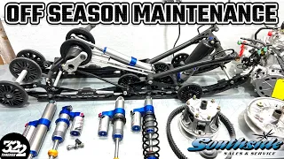 DON'T GET STRANDED! OFF SEASON SNOWMOBILE MAINTENANCE! WHAT TO LOOK FOR AND WHAT TO DO!