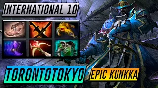 TORONTOTOKYO Epic Kunkka - Team Spirit vs Quincy Crew - Dota 2 The International 10