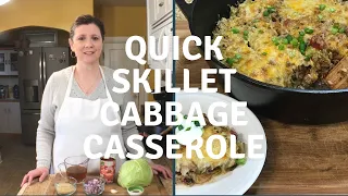 Quick Skillet Cabbage Casserole! With Chef Kristi!